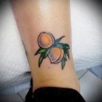 Пример рисунка татуировки с абрикосом - 210824 tatufoto.com 03
