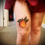 Пример рисунка татуировки с абрикосом - 210824 tatufoto.com 08