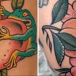 Пример рисунка татуировки с абрикосом - 210824 tatufoto.com 10