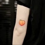 Пример рисунка татуировки с абрикосом - 210824 tatufoto.com 17