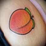 Пример рисунка татуировки с абрикосом - 210824 tatufoto.com 23