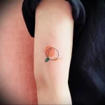 Пример рисунка татуировки с абрикосом - 210824 tatufoto.com 25