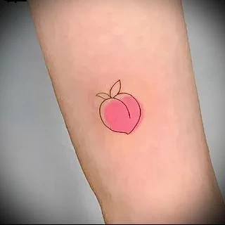 Пример рисунка татуировки с абрикосом - 210824 tatufoto.com 26