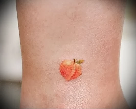Пример рисунка татуировки с абрикосом - 210824 tatufoto.com 27