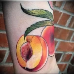 Пример рисунка татуировки с абрикосом - 210824 tatufoto.com 30