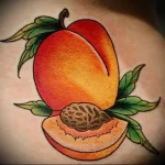 Пример рисунка татуировки с абрикосом - 210824 tatufoto.com 32