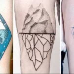 Пример рисунка татуировки с айсбергом - 210824 tatufoto.com 16