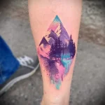Пример рисунка татуировки с айсбергом - 210824 tatufoto.com 18