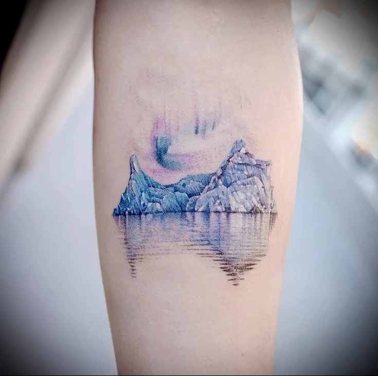 Пример рисунка татуировки с айсбергом - 210824 tatufoto.com 24
