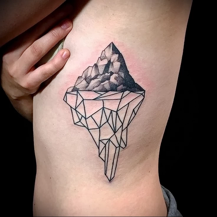 Пример рисунка татуировки с айсбергом - 210824 tatufoto.com 25