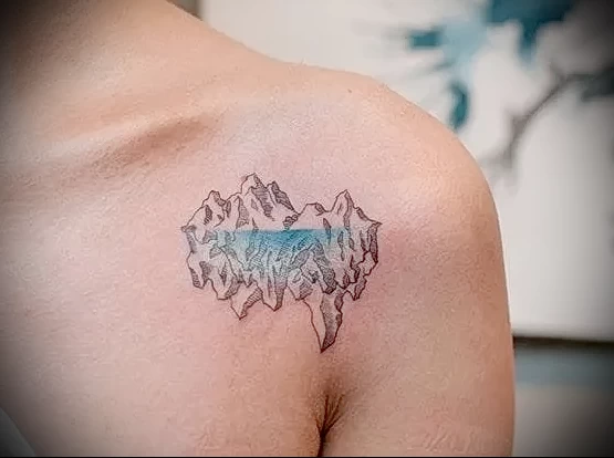 Пример рисунка татуировки с айсбергом - 210824 tatufoto.com 29