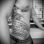 Рёбра и боковая часть туловища тату 4 - 230824 tatufoto.com 30