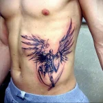 Рёбра и боковая часть туловища тату 6 - 230824 tatufoto.com 32
