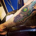 Фото пример рисунка тату с аллигатором - 090924 tatufoto.com 14
