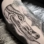 Фото пример рисунка тату с аллигатором - 090924 tatufoto.com 31