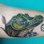 Фото пример рисунка тату с аллигатором - 090924 tatufoto.com 45