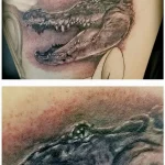 Фото пример рисунка тату с аллигатором - 090924 tatufoto.com 47