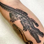 Фото пример рисунка тату с аллигатором - 090924 tatufoto.com 48