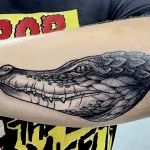 Фото пример рисунка тату с аллигатором - 090924 tatufoto.com 51