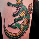 Фото пример рисунка тату с аллигатором - 090924 tatufoto.com 60