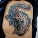 Фото пример рисунка тату с аллигатором - 090924 tatufoto.com 62