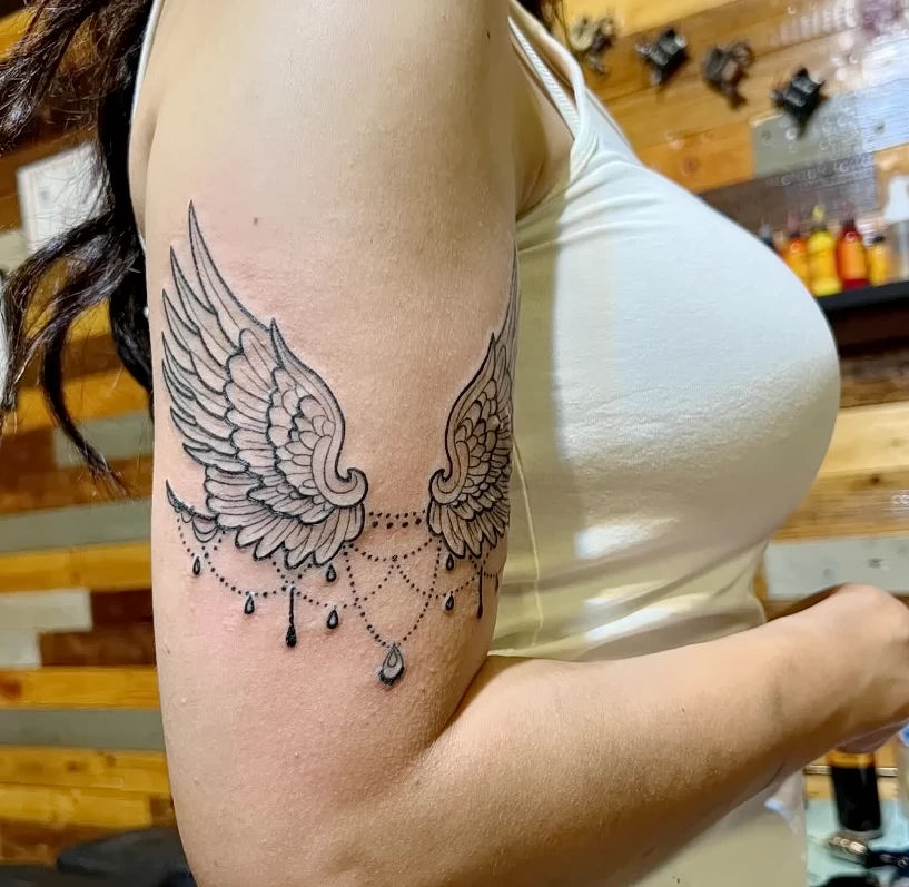Фото тату Ангельские крылья - 280924 tatufoto.com 88