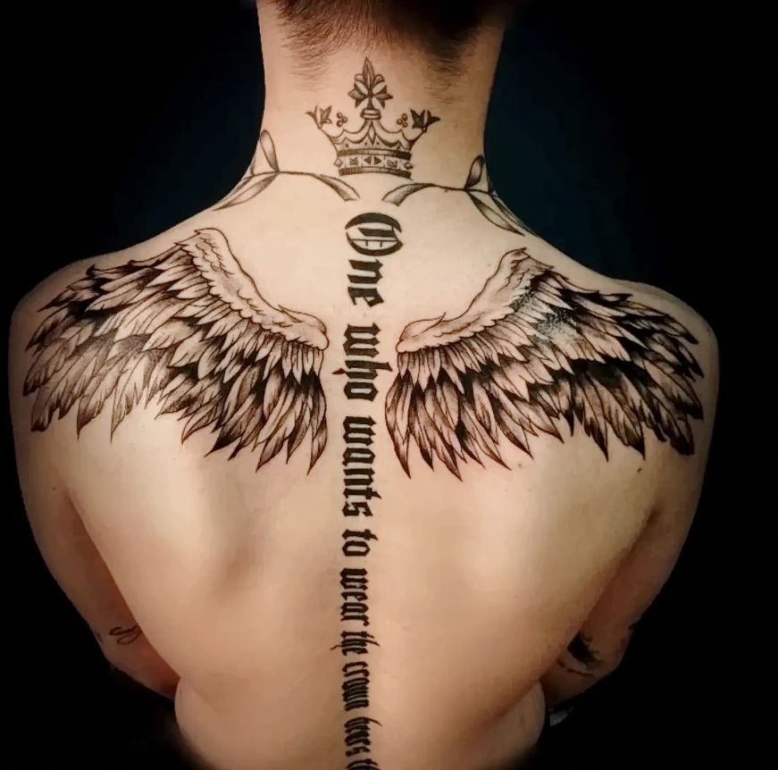 Фото тату Ангельские крылья - 280924 tatufoto.com 90