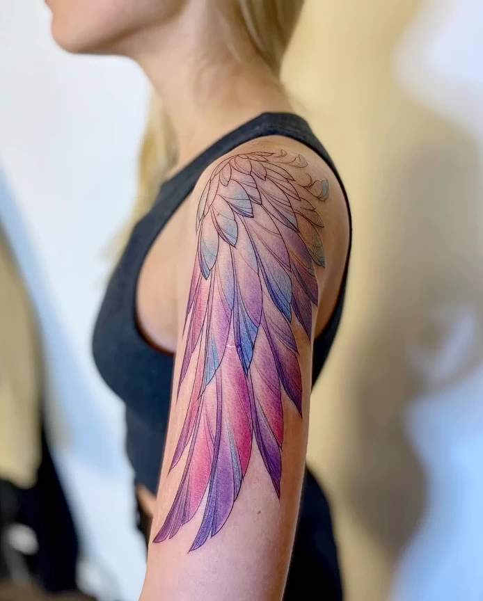 Фото тату Ангельские крылья - 280924 tatufoto.com 98