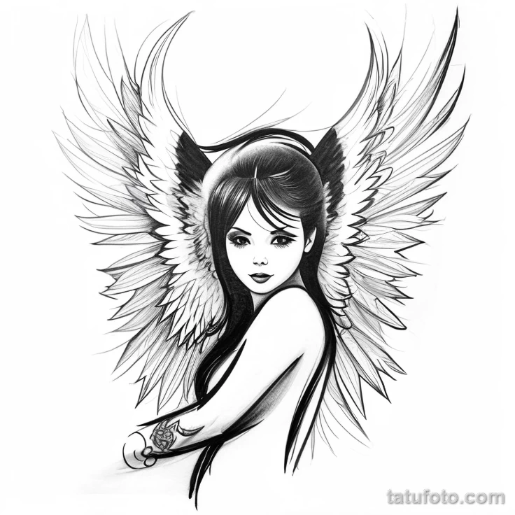 00105-redraw_tattoo_sketches_on_a_white_sheet_into_a_bold_and_graphic_angel_baby_tattoo_sketch,_with_thick_black_lines,_high_contrast__1376554829