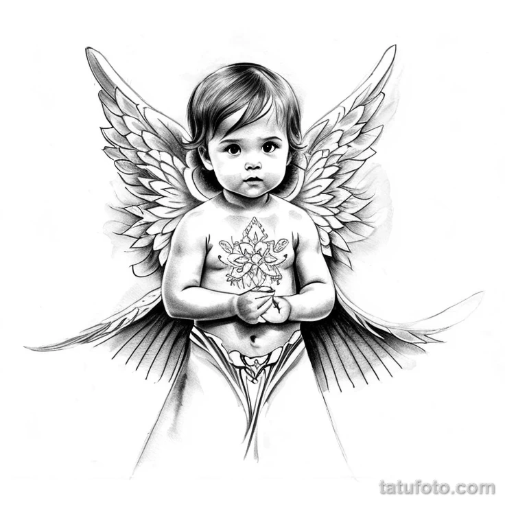 00109-redraw_tattoo_sketches_on_a_white_sheet_into_a_colorful_angel_baby_tattoo_sketch,_using_vibrant_colors_with_a_watercolor_effect,_1920317796