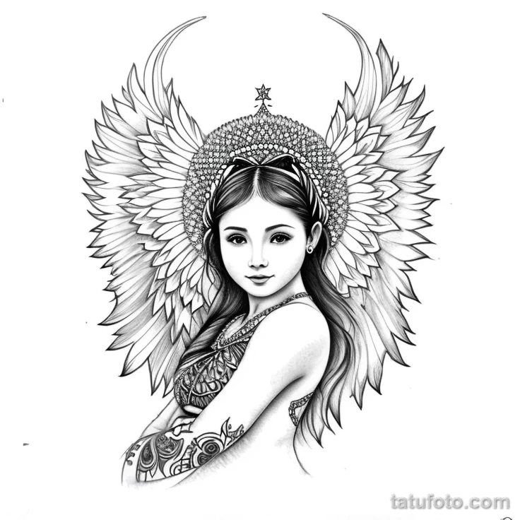 00123-redraw_tattoo_sketches_on_a_white_sheet_into_a_mandala_angel_baby_tattoo_sketch,_with_intricate_mandala_patterns,_symmetrical_de_1376554847