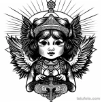 00416-reimagine_the_angel_baby_in_a_woodblock_print_style,_with_thick,_bold_lines,_high-contrast_shading,_and_an_aged,_traditional_fee_1299457299