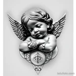 00772-redesign_the_angel_baby_in_a_sacred_geometry_style,_with_interconnected_lines,_precise_angles,_and_mystical_symbols_surrounding__1299457655
