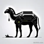 Cyberpunk camel tattoo concept tatufoto.com 093