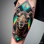Cyberpunk camel tattoo tatufoto.com 081