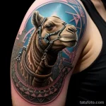 Cyberpunk camel tattoo tatufoto.com 084