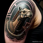 Cyberpunk camel tattoo tatufoto.com 085