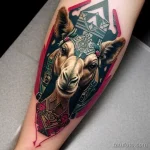 Cyberpunk camel tattoo tatufoto.com 090