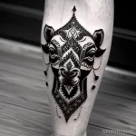 Dotwork camel tattoo tatufoto.com 109