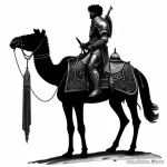 Fantasy camel tattoo sketch tatufoto.com 121