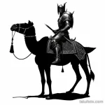 Fantasy camel tattoo sketch tatufoto.com 125