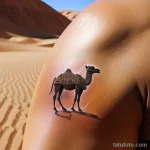Hyper realistic tattoo of a camel tatufoto.com 136