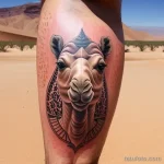 Hyper realistic tattoo of a camel tatufoto.com 137