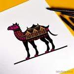 Old school camel tattoo concept tatufoto.com 153