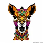 Old school camel tattoo concept tatufoto.com 155