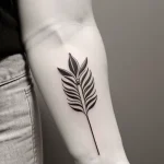 Simple line art aloe tattoo design tatufoto.com 012