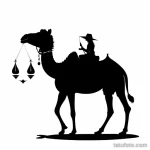 Surreal camel tattoo sketch tatufoto.com 205