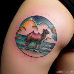 Surrealistic camel tattoo tatufoto.com 208