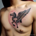 Tattoo of a flying camel tatufoto.com 228