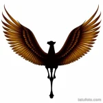 Tattoo of a flying camel tatufoto.com 230